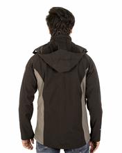 Men's Black Grey Windproof Jacket
