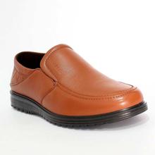 Shikhar Tan Slip On Formal Leather Shoes for Men - 11120