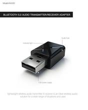 Bluetooth 5.0 Audio Receiver Transmitter Mini 3.5mm AUX