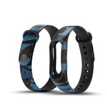 Colorful Silicone Strap Xiaomi Mi Band 2 Wristband Camouflage Wrist