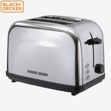 Black+Decker 2 Slice Stainless Steel Toaster - ET222-B5