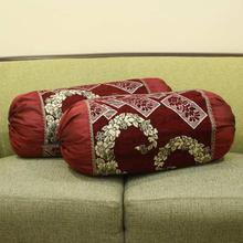 Pack of 2 bolster cover in sheenel style (30*30 Inches)