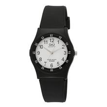 Q&Q Black Strap Analog Watch For Men-Vq04J003Y