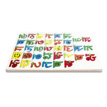 Kconnecting kids Nepali Alphabets Tray Puzzle with Knobs for kids