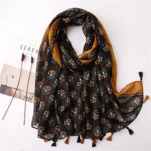 Korean Style Sun Protection Premium Printed Scarves For