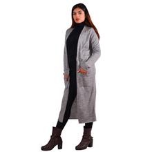 Paislei Grey long stylish asymetrical outer for women  -CL-5830