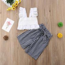 2019 Fashion Toddler Kids Baby Girls Clothes Set Summer