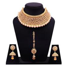 Sukkhi Modish Choker Gold Plated Necklace Set for Women