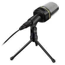 SF-920 Multimedia Studio Wired Condenser Microphone With Tripod Stand-Black