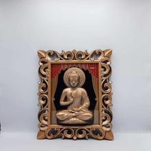 High Grade Plastic & Glass Made GAUTAM BUDDHA WALL FRAME (Classic Copper Gold)