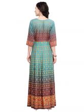 Stylee Lifestyle Olive Green Rayon Printed Kurti (5040)