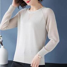 Womens Pullover Spring Autumn Basic Blouse Shirts Ladies