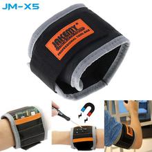 JAKEMY JM-X5 Magnetic Wrist Band Bracelet Belt for Holding Screw Nail Drill Bit Repair Tools.