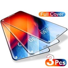3Pcs Full Coverage Tempered Glass iPhone 12 Pro Max / 12 Pro / 12 / 11 Pro Max / 11 / 11 Pro / XsMax / Xr / Xs / 8 Plus / 7 Plus /  6 Plus / 7 / 6