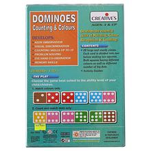 Creative Educational Aids Dominoes Card Game (Counting And Colours) - Green