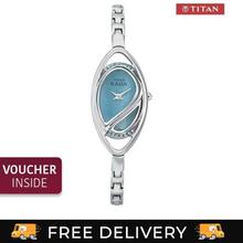 Titan Raga Oval Dial Stainless Steel Strap Analog Watch For Women - (9935SM01)