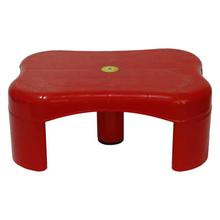 Bagmati Red 5 legged Plastic Bathroom Stool