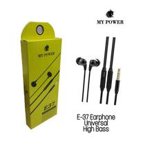 MY POWER E37 Earphone, Inear Handsfree headset