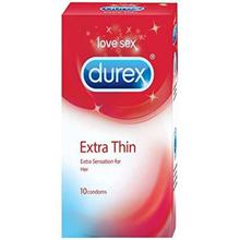 Durex Extra Thin Condoms - Pack of 10.