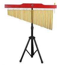 Wind Chime 37 Bar With Stand [Red]