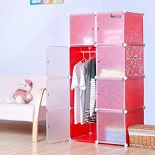 8 Cube Organizer Styleys Plastic, Wardrobe Closet Organizer for Clothes (Color May Vary)