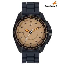 3084NP01 Polyurethane Strap Brown Dial Watch For Men