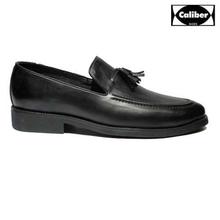 Caliber Shoes Black  Slip On Formal Shoes For Men - ( 476 C)