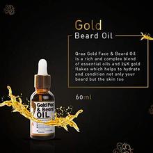 Qraa 24K Gold Face and Beard Oil, 30ml