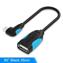 Vention OTG Cable USB 2.0 Adapter For Android Samsung S6 Redmi Note 5 Micro USB Connector For Xiaomi Tablet Pc OTG Adapter