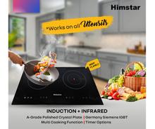 Himstar Double Burner Induction & Infrared Cooker