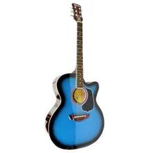 Guitar 265 Blue/Brown with Free Guitar Bag & Pick