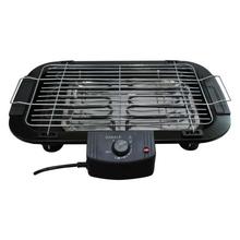 Black/Silver Electric Barbecue Grill - 2000W