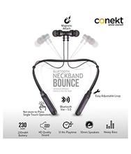 Conekt Neck Band Bounce Bluetooth Headphones (Black)