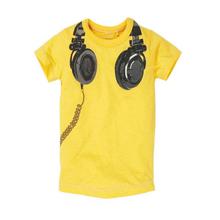 T-shirt with a print of headphones HF-345