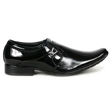 Black Pointed Formal Slip-On Shoes For Men - 24-26