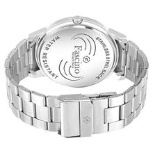 Fascino Men's Watches - Analog Round Silver Dial,Stainless