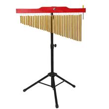 Chrome Percussion 36-Bar Wind Chimes With Flexible Mounting Stand