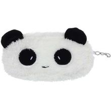 FashionieStore Cute Plush Panda Pen Pencil Case Cosmetic Makeup Bag Coin Purse Wallet