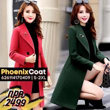 PHOENIX COAT- New Mid-Length Phoenix Woolen Coat