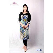 Bisesh Creation Choli design Kurti & Leggings Set for Women (Black BC 1028)