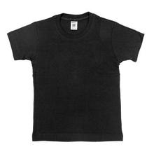 Black Plain Tshirt For Boys