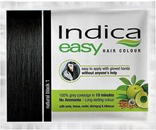 Indica Easy Shampoo Hair Color, Natural Black-25ml