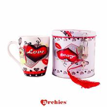 Archies Ceramic Mug 150ml with 2 in 1 Basket as Piggy Bank