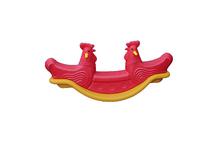 Seesaw Plastic Play Activity Upside Down Swing For Kids - Red