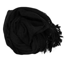 Black 100% Silk Shawl For Women