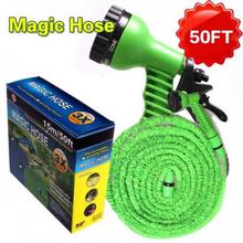 Expandable Garden Magic Hose for Car/Bike Washing Gun 50ft