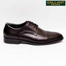 Gallant Gears Black Lace up Formal Leather Shoes For Men - (833-2)