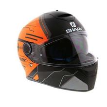 Shark Skwal Warhen Mat Helmet - Orange