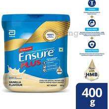 Abbott Ensure Plus - Complete, Balanced Nutritional Powder - For Strength Immunity And Energy - Dual Protein System - 400 gm