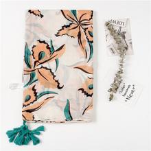 Korean Style Sun Protection Premium Printed Scarves For